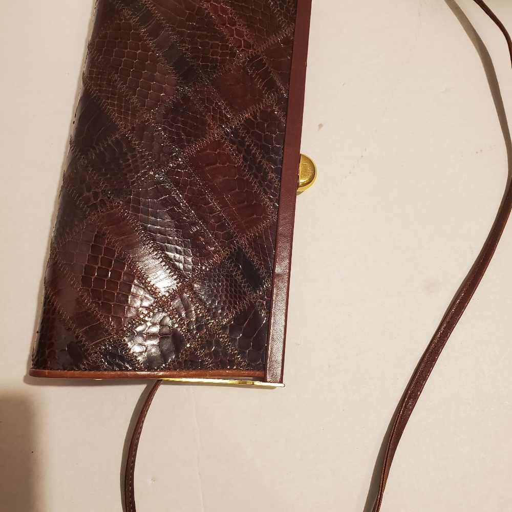 Vero Pitone SNAKESKIN CLUTCH